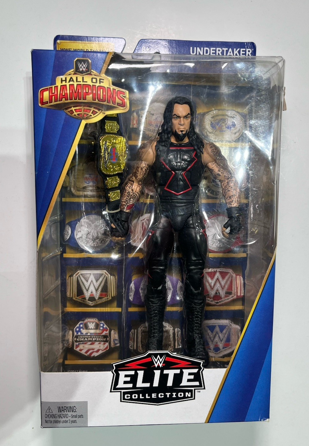 WWE ELITE COLLECTION HALL OF CHAMPIONS UNDERTAKER FIGURE w/TAG TEAM CHAMPIONSHIP WWE ELITE COLLECTION HALL OF CHAMPIONS UNDERTAKER FIGURE w/TAG TEAM CHAMPIONSHIP