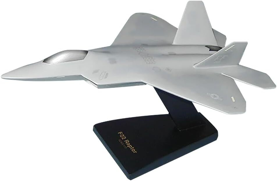 USAF Lockheed Boeing F-22 Raptor Langley AFB Desk Display Model 1/72 SC Airplane