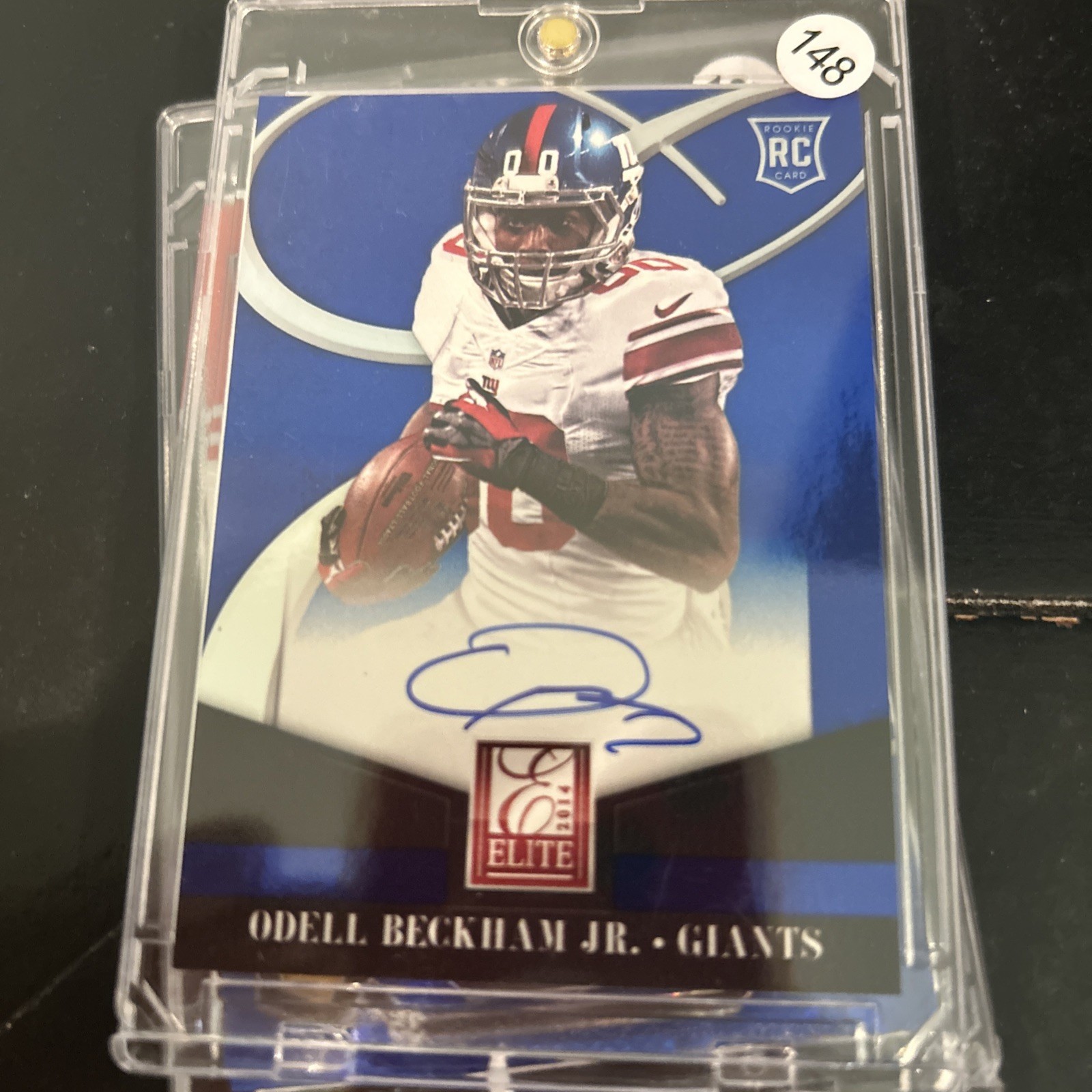 2014 Panini Elite Rookie Auto Odell Beckham Jr. RC #32 New York Giants 2014 Panini Elite Rookie Auto Odell Beckham Jr. RC #32 New York Giants