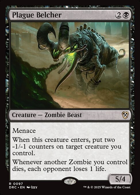 Plague Belcher 97 R Normal DRC MTG NM Plague Belcher 97 R Normal DRC MTG NM