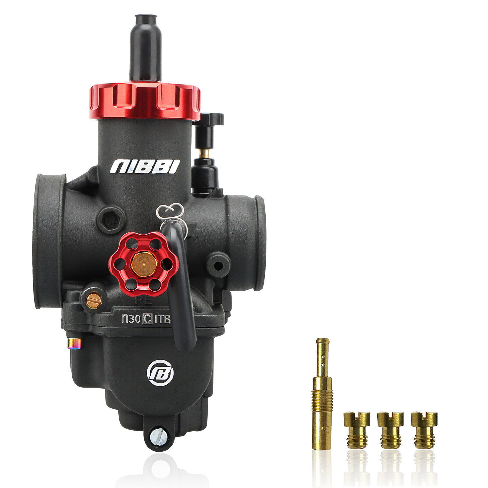 NIBBI Racing Carburetor PE30mm For 200cc-400cc Dirt Pit Bike MX ATV Quad Scooter