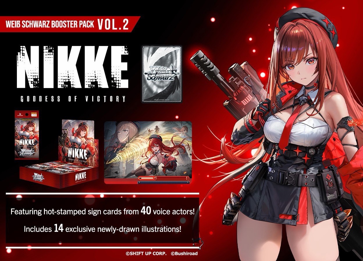 Presale Weiss Schwarz Goddess of Victory NIKKE vol.2 (English) Booster Box 9/25
