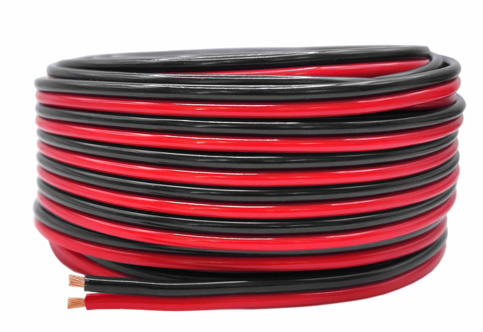 12 Gauge 100% Copper Zip Cable | 12 AWG American Wire Guage Stranded OFC Red