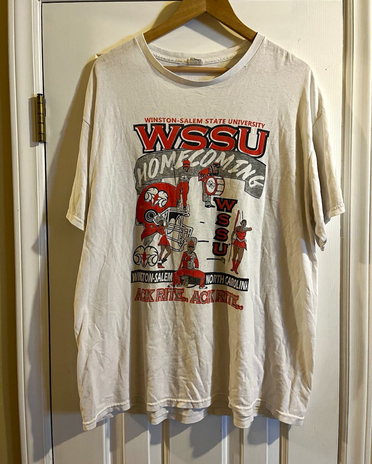 Vintage Winston-Salem State Rams WSSU Homecoming Graphic T-Shirt Size XXL