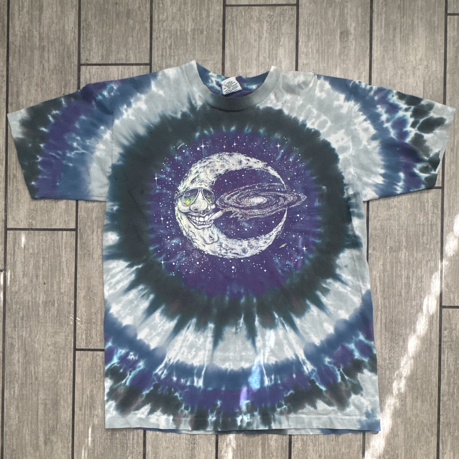 Vintage 90s Greatful Dead Jerry Jasper Moon Doobie tie dye tee L Vintage 90s Greatful Dead Jerry Jasper Moon Doobie tie dye tee L