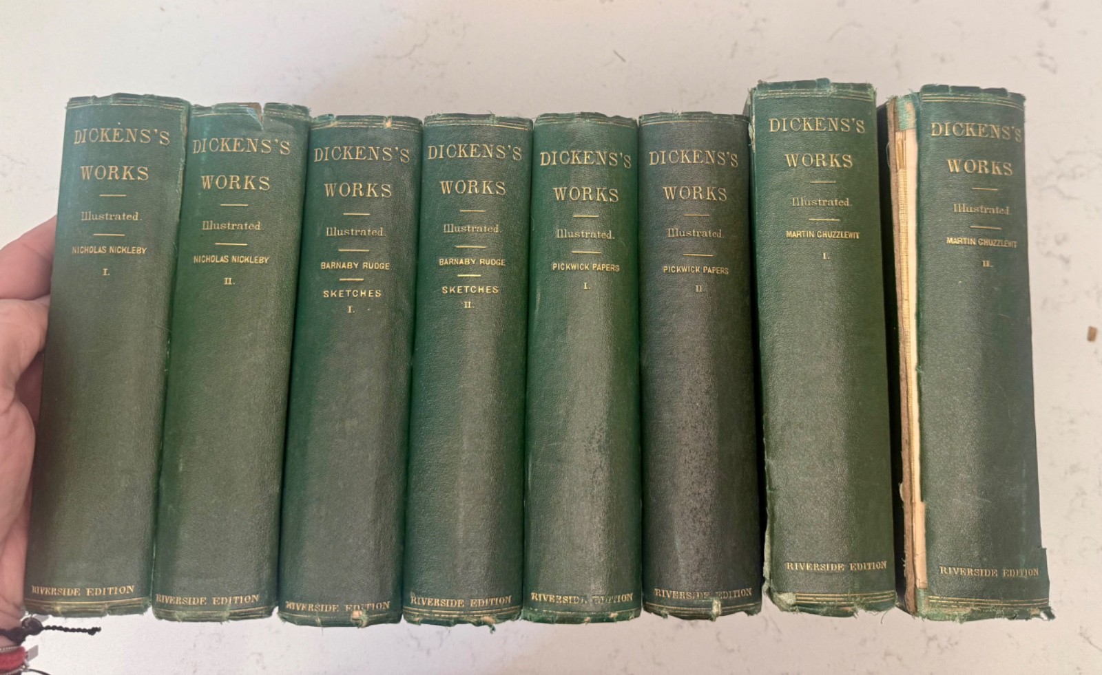 Works of Charles Dickens, Riverside Edition, Hurd and Houghton 1867, Illustrated