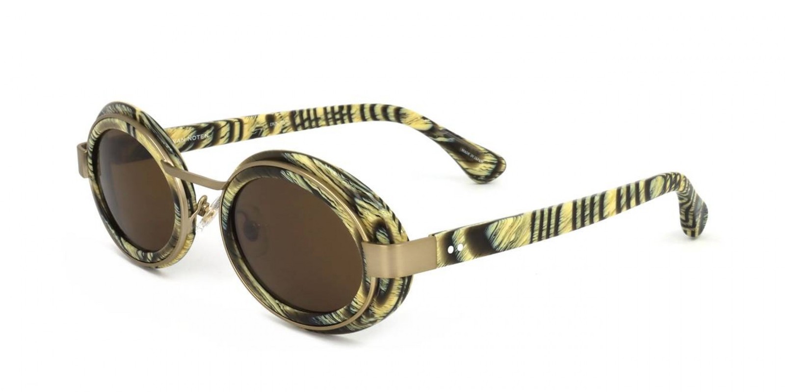 Dries Van Noten By Linda Farrow DVN77 Brown 49/22/135 WOMAN Sunglasses