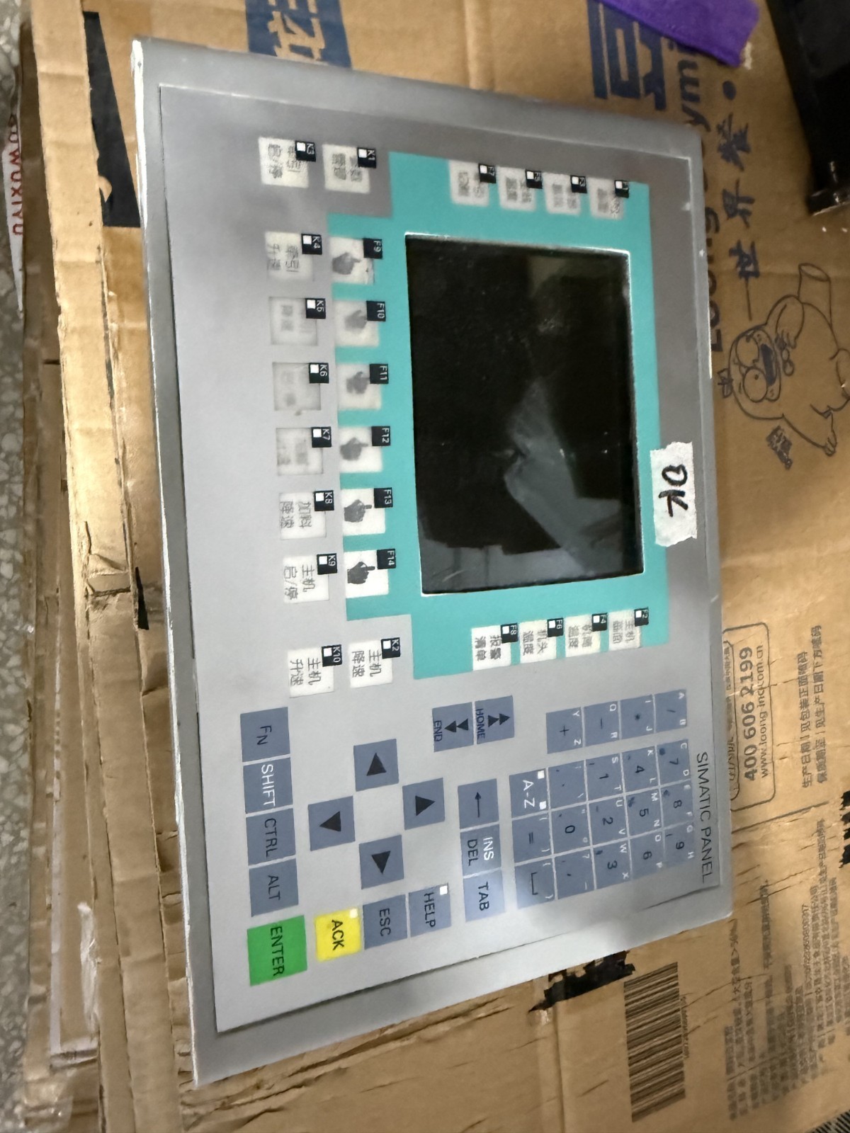 1PC Siemens 6AV6 643-0BA01-1AX0 6AV6643-0BA01-1AX0 in good condition