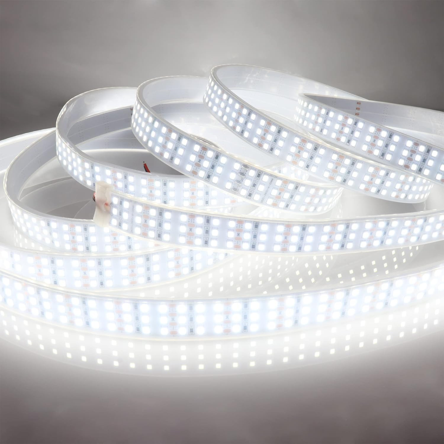 16.4Ft Super Bright Triple Row LED Strip Lights, Daylight White 6000K DC12V 1800