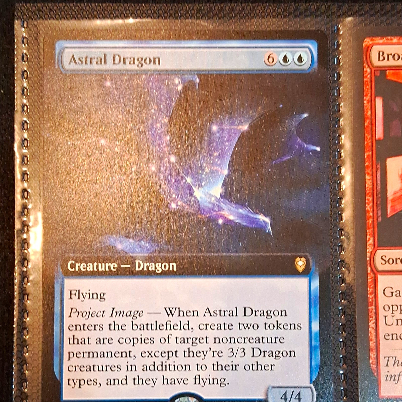 Wizards of the Coast Astral Dragon MTG CLB Rare Blue Foil EN 50/361