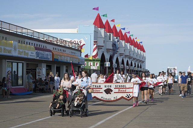 Photo:Ocean City NJ 2017 Baby Parade Boardwalk Pitman High School Band