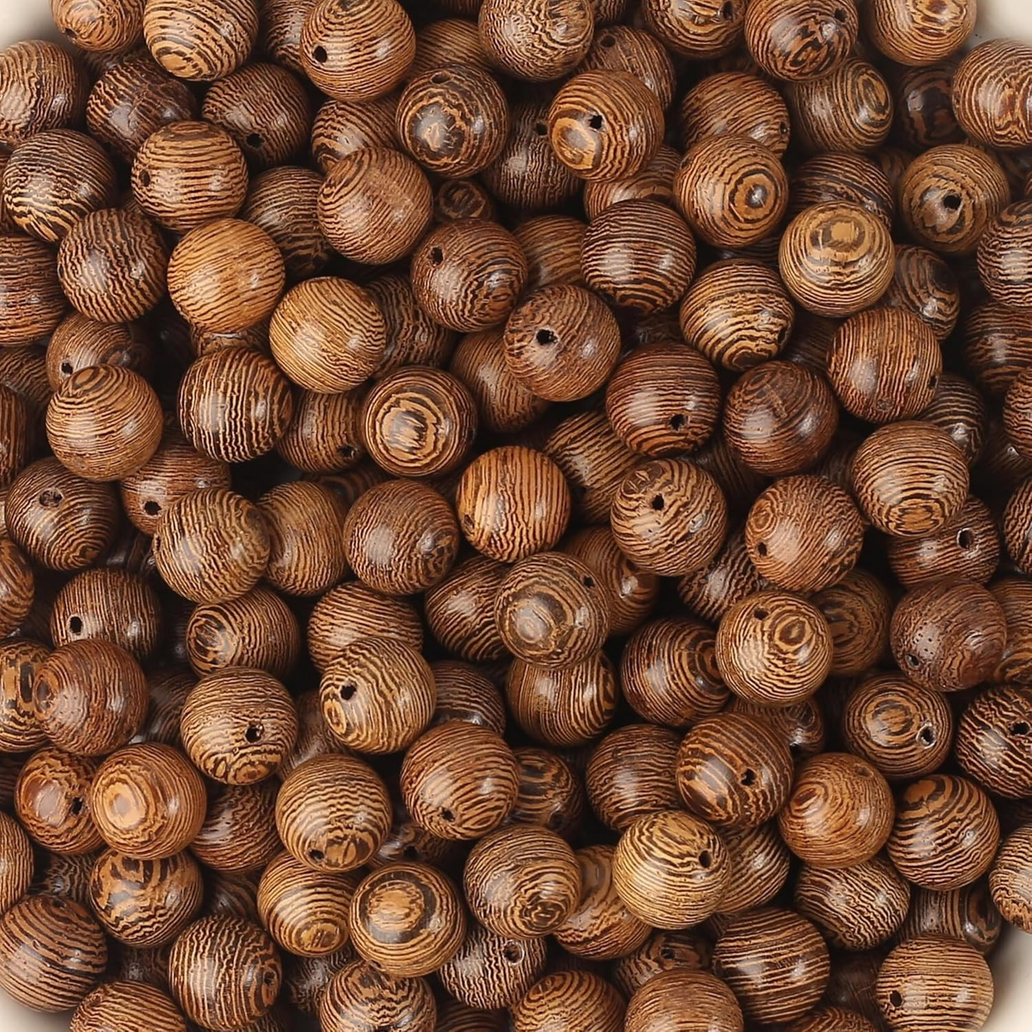 600Pcs 8Mm Dark Brown Wooden Beads Undyed Natural Stripe round Wood Beads 600Pcs 8Mm Dark Brown Wooden Beads Undyed Natural Stripe round Wood Beads