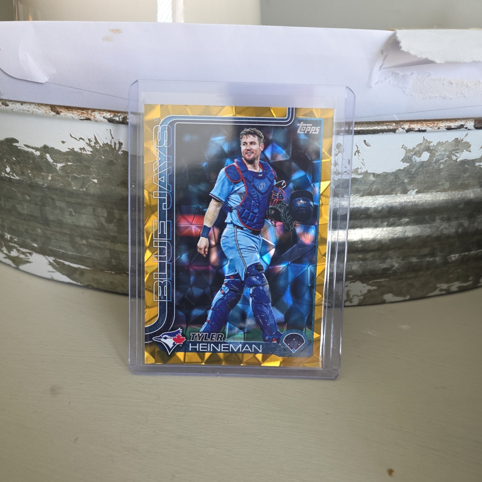 2025 Topps Update Series - Tyler Heineman #US91 Gold Diamante Foil /50 2025 Topps Update Series - Tyler Heineman #US91 Gold Diamante Foil /50