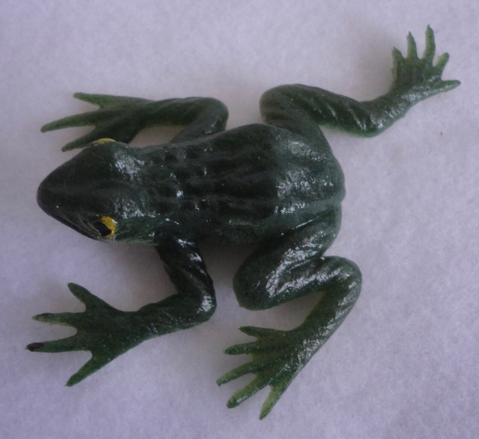 Vintage Rubber Frog Toy Figure Hong Kong Mint New NOS Jiggler Vintage Rubber Frog Toy Figure Hong Kong Mint New NOS Jiggler