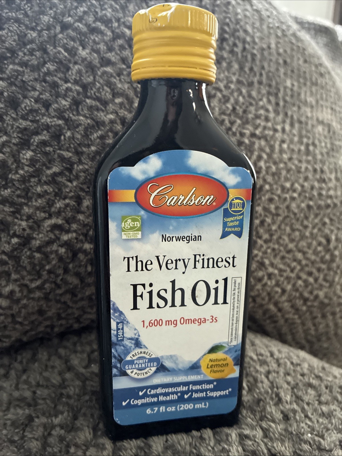 Carlson The Very Finest Fish Oil Lemon Norwegian 1600mg Omega-3 6.7 (200 Ml) Carlson The Very Finest Fish Oil Lemon Norwegian 1600mg Omega-3 6.7 (200 Ml)