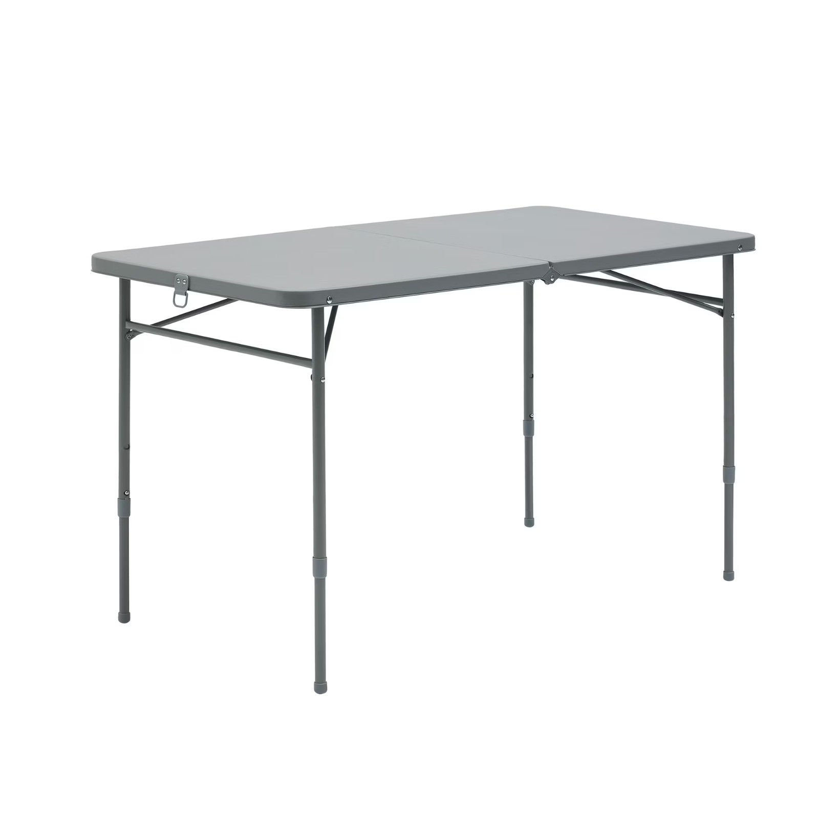 Mainstays 4 ft Adjustable Height Folding Table, Gray