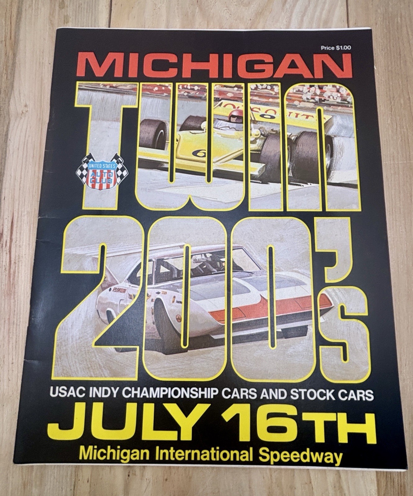 1972 Michigan Twin 200’s USAC Indy Championship Cars & Stock Cars Race Program 1972 Michigan Twin 200’s USAC Indy Championship Cars & Stock Cars Race Program