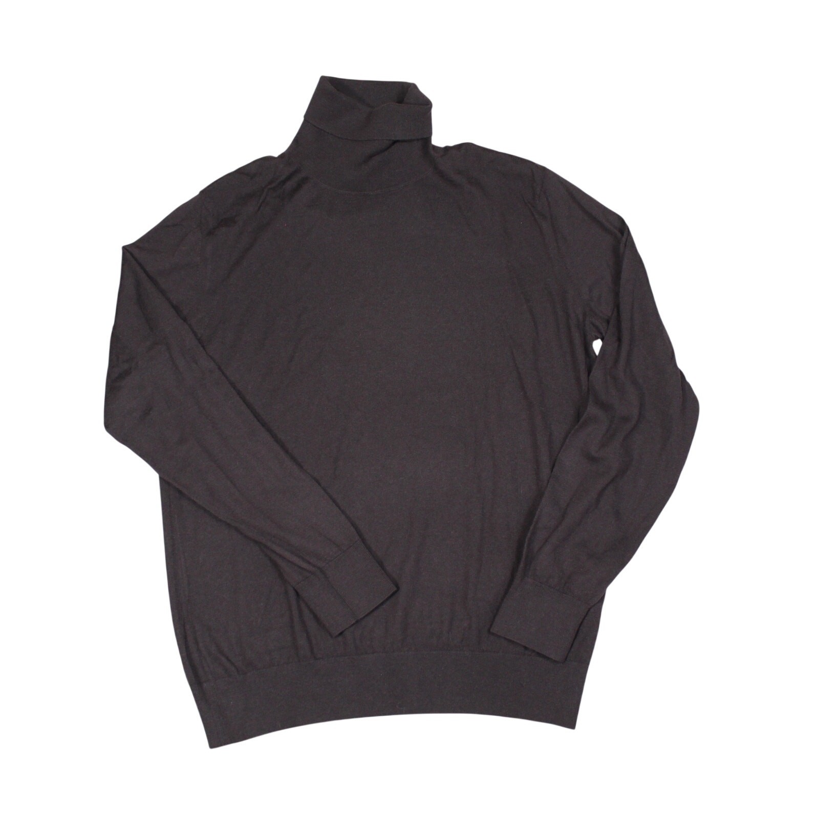 Brioni Cahsmere Sweater Mens 54 XL Brown Turtleneck Pullover Italy Preppy Office