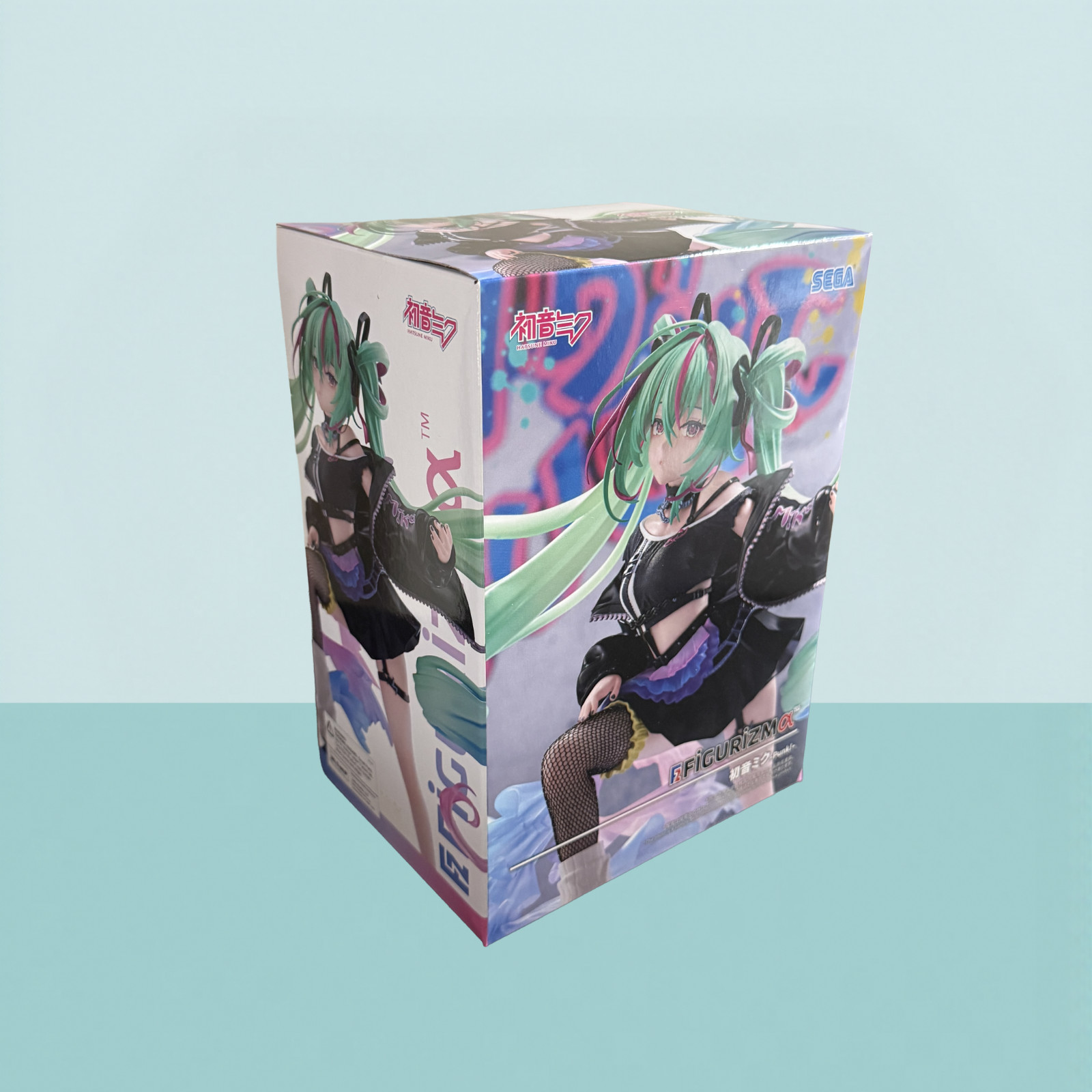Hatsune Miku Punk Ver Figurizma Figure SEGA Vocaloid Authentic NEW