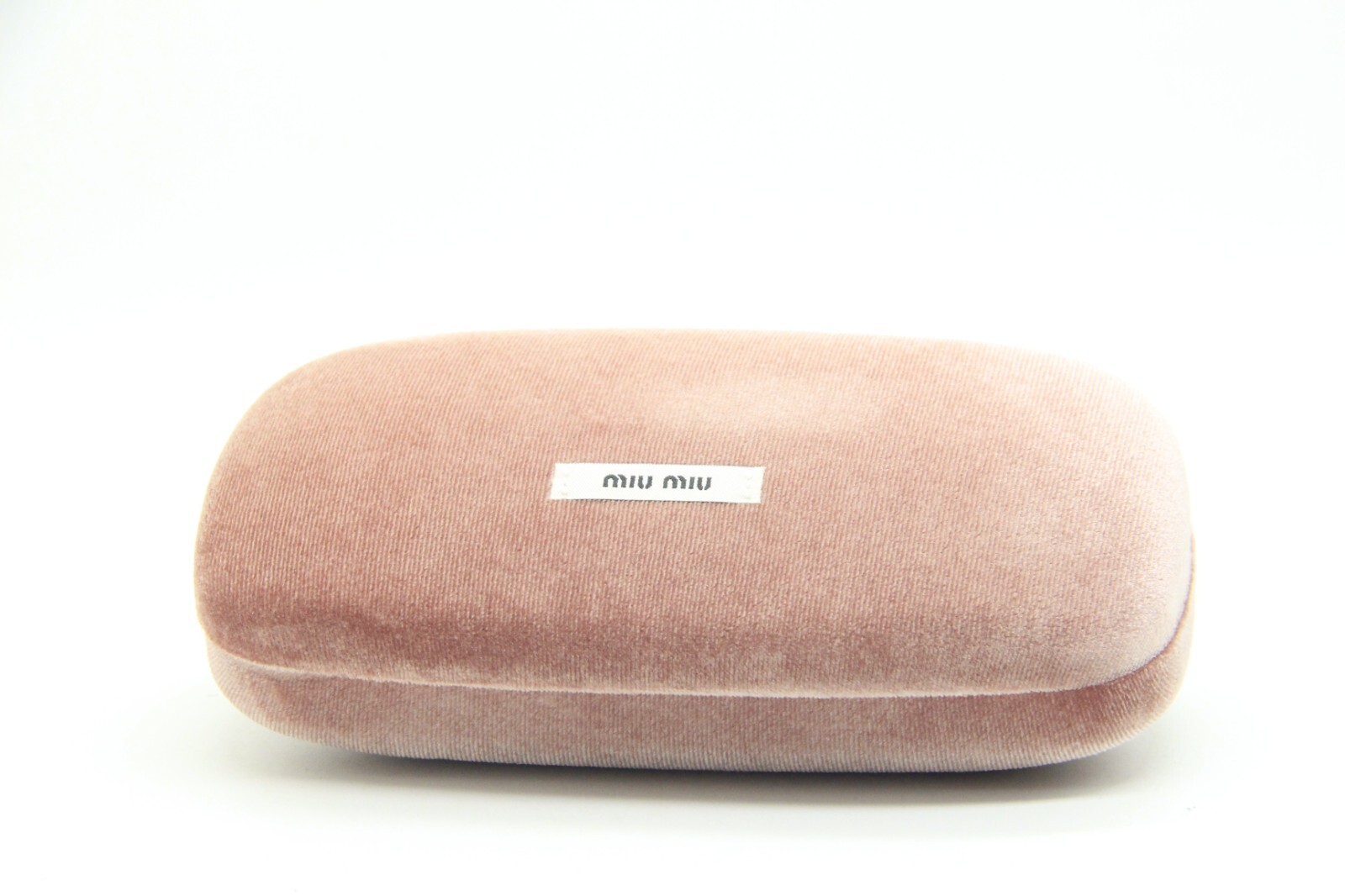 NEW MIU MIU AUTHENTIC EYEGLASSES GLASSES HARD LARGE VELVET PINK CLAMSHELL ONLY NEW MIU MIU AUTHENTIC EYEGLASSES GLASSES HARD LARGE VELVET PINK CLAMSHELL ONLY