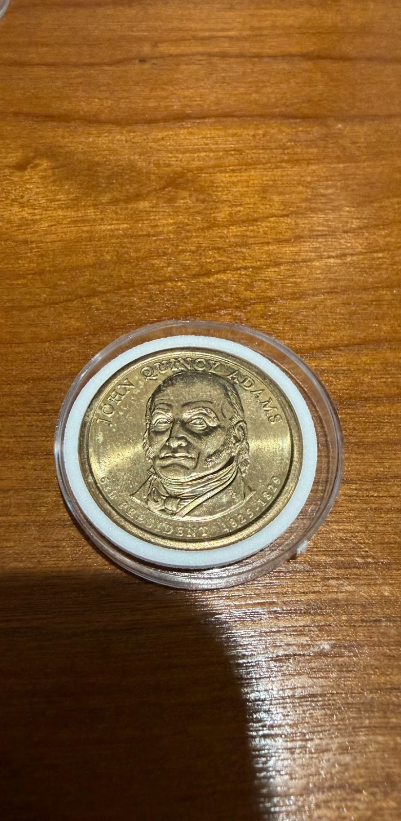 ONE DOLLAR COIN ~JOHN QUINCY ADAMS 1825-1829 6TH PRESIDENT 2008-D MINT CONDITION