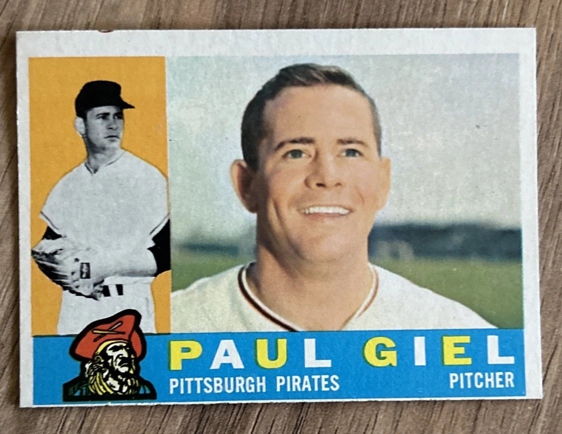1960 Topps - High # Paul Giel #526 VG-EX