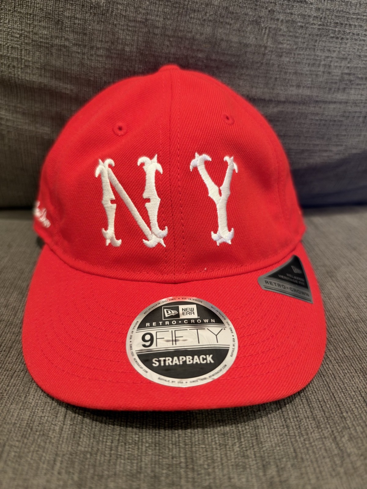 Aime Leon Dore ALD x New Era Highlanders Retro Fit Hat BRAND NEW Red Aime Leon Dore ALD x New Era Highlanders Retro Fit Hat BRAND NEW Red