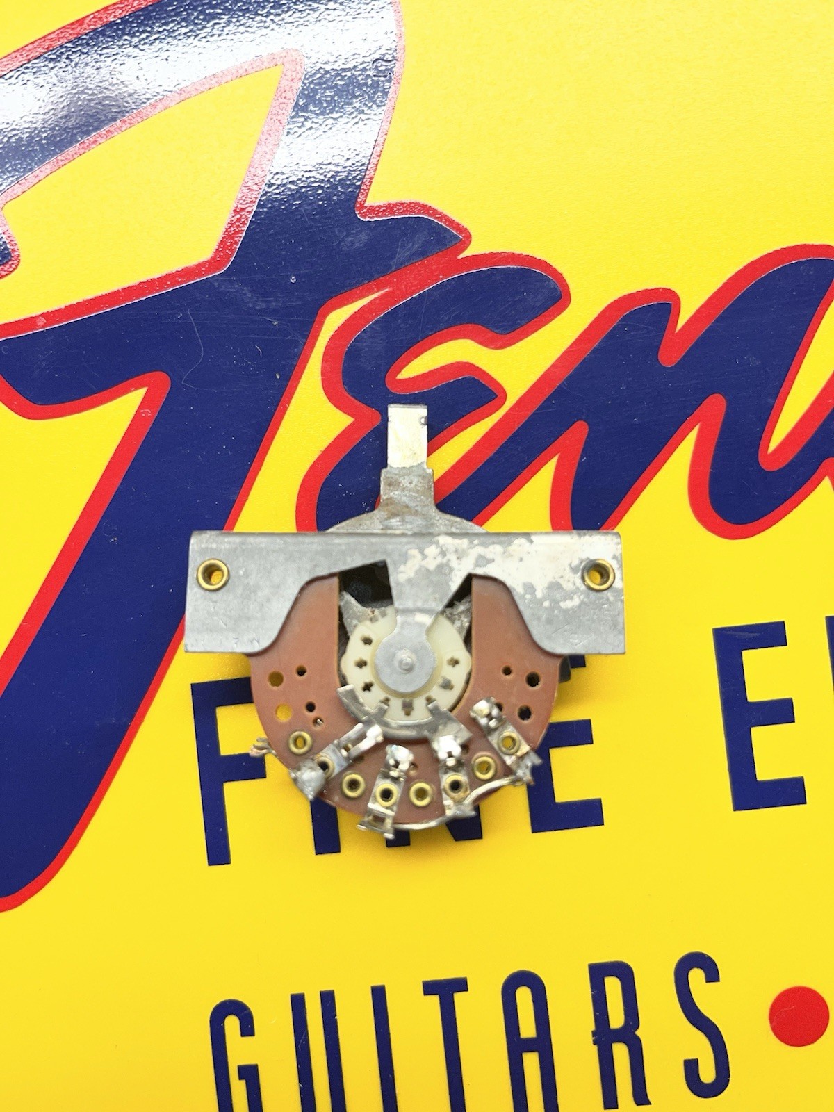 Vintage Fender CRL Made In USA 3 Way Electric Guitar Switch Vintage Fender CRL Made In USA 3 Way Electric Guitar Switch