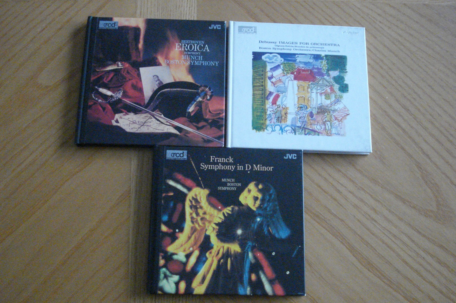 Beethoven EROICA symphony MUNCH BOSTON SYMPHONY XRCD2 3 cd LOT