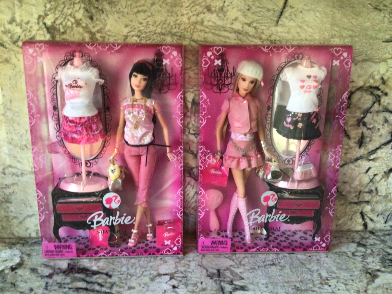 Shanghai Barbie 2008 Fan Club Blonde Edition &Brunette Doll Shanghai Barbie 2008 Fan Club Blonde Edition &Brunette Doll