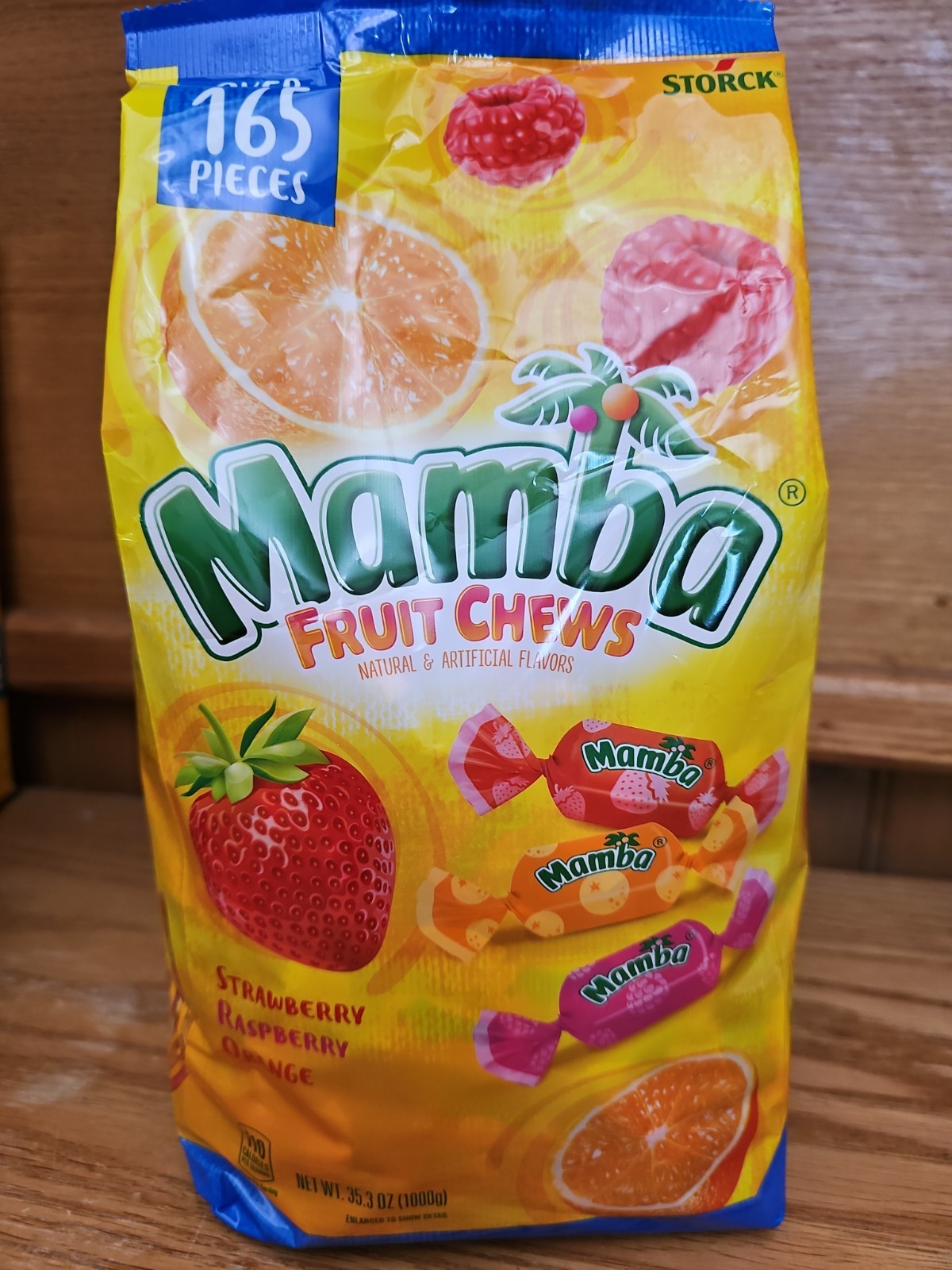 NEW MAMBA Fruit Chews, Strawberry Raspberry Orange, 165 Pieces Plus, 35.3 oz 😋 