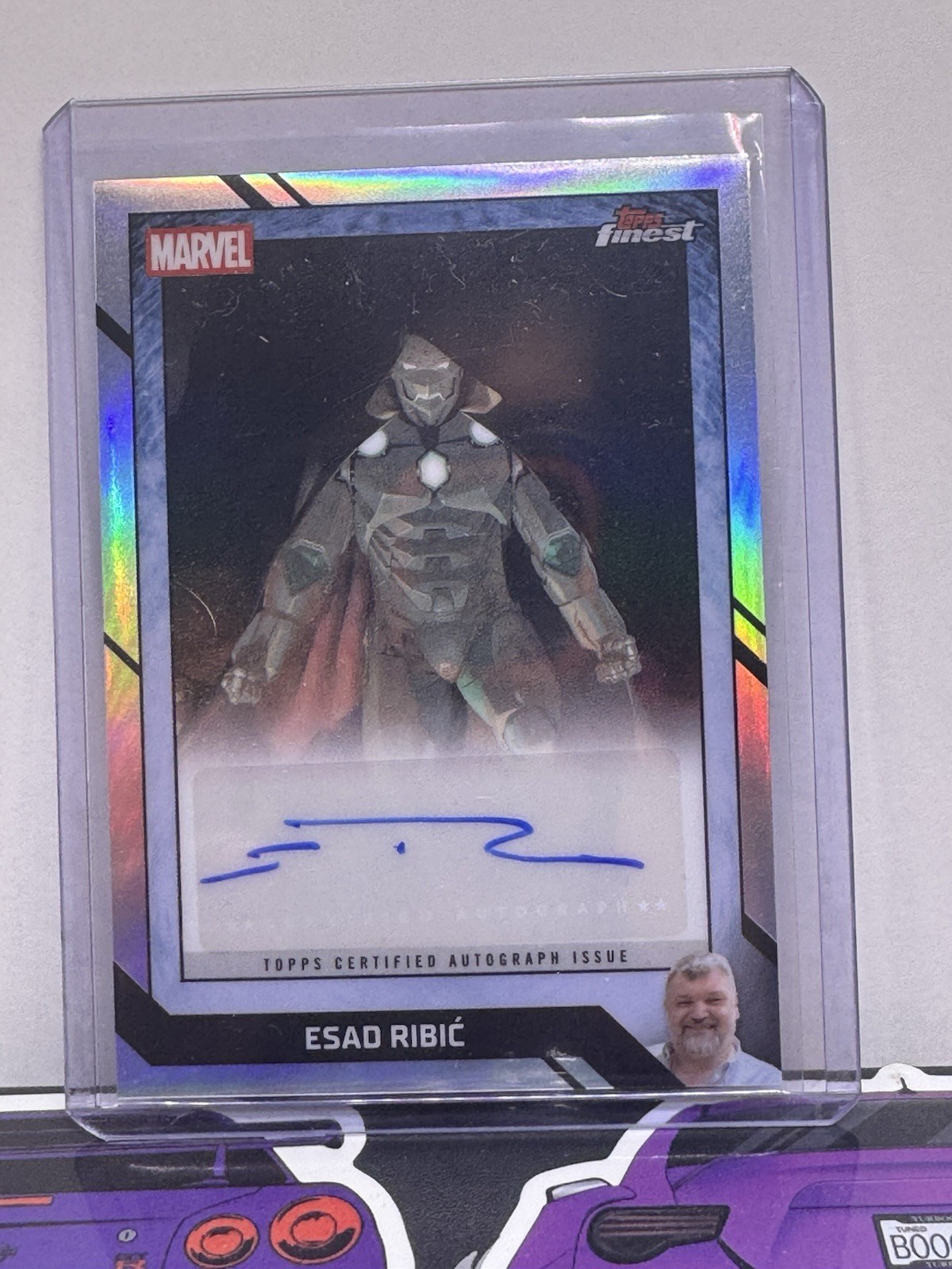 Topps 2026 Finest Fantastic Four 65th Esad Ribić Auto CB-ER Iron Man Chase