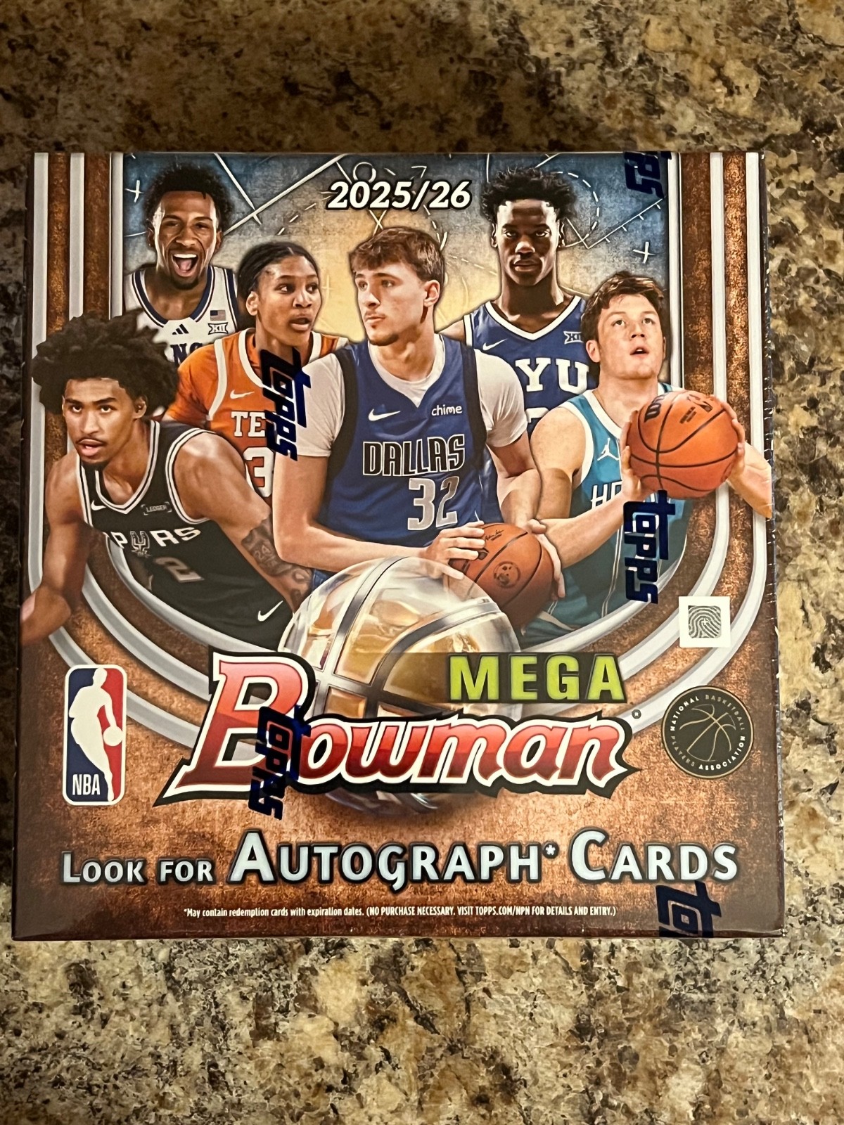 Topps 2025-2026 Bowman Basketball Mega Box
