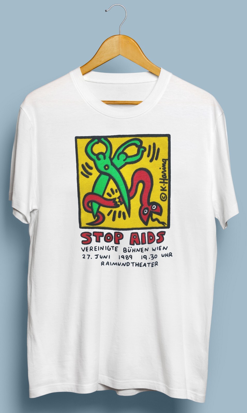 Vintage Stop Aids \'89 T Shirt S M L XL 2XL