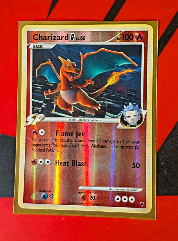 Pokemon Co. Charizard G 20/147 Supreme Victors Reverse Holo SP Eng 2009 Pokemon Co. Charizard G 20/147 Supreme Victors Reverse Holo SP Eng 2009