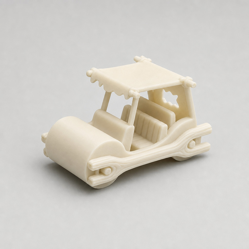 N Scale Model Foot Car 3D Printed Resin 1:160 Matte Ivory Unpainted N Scale Model Foot Car 3D Printed Resin 1:160 Matte Ivory Unpainted