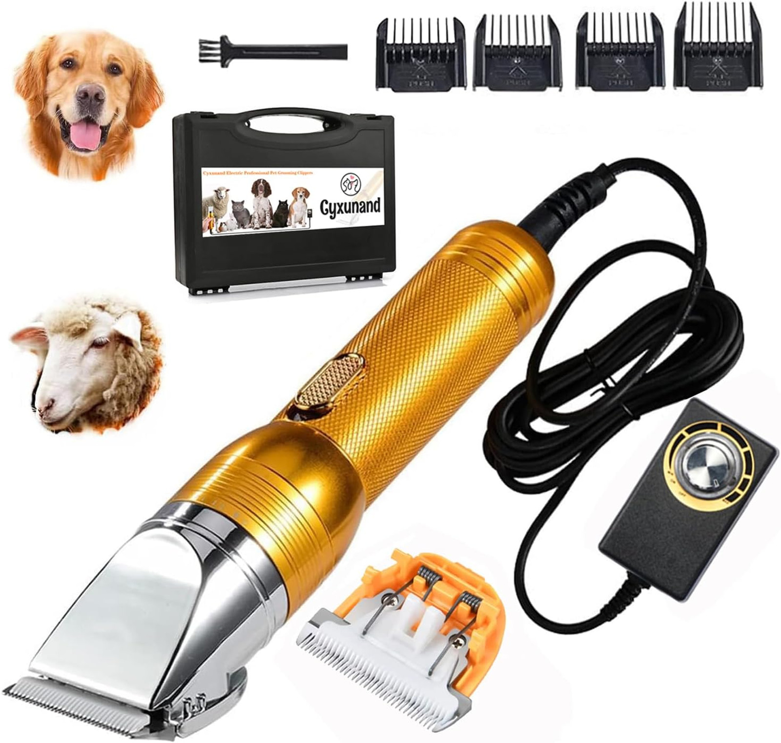 Powerful Dog Grooming Clippers, Sheep Horse Shears for Thick Hair