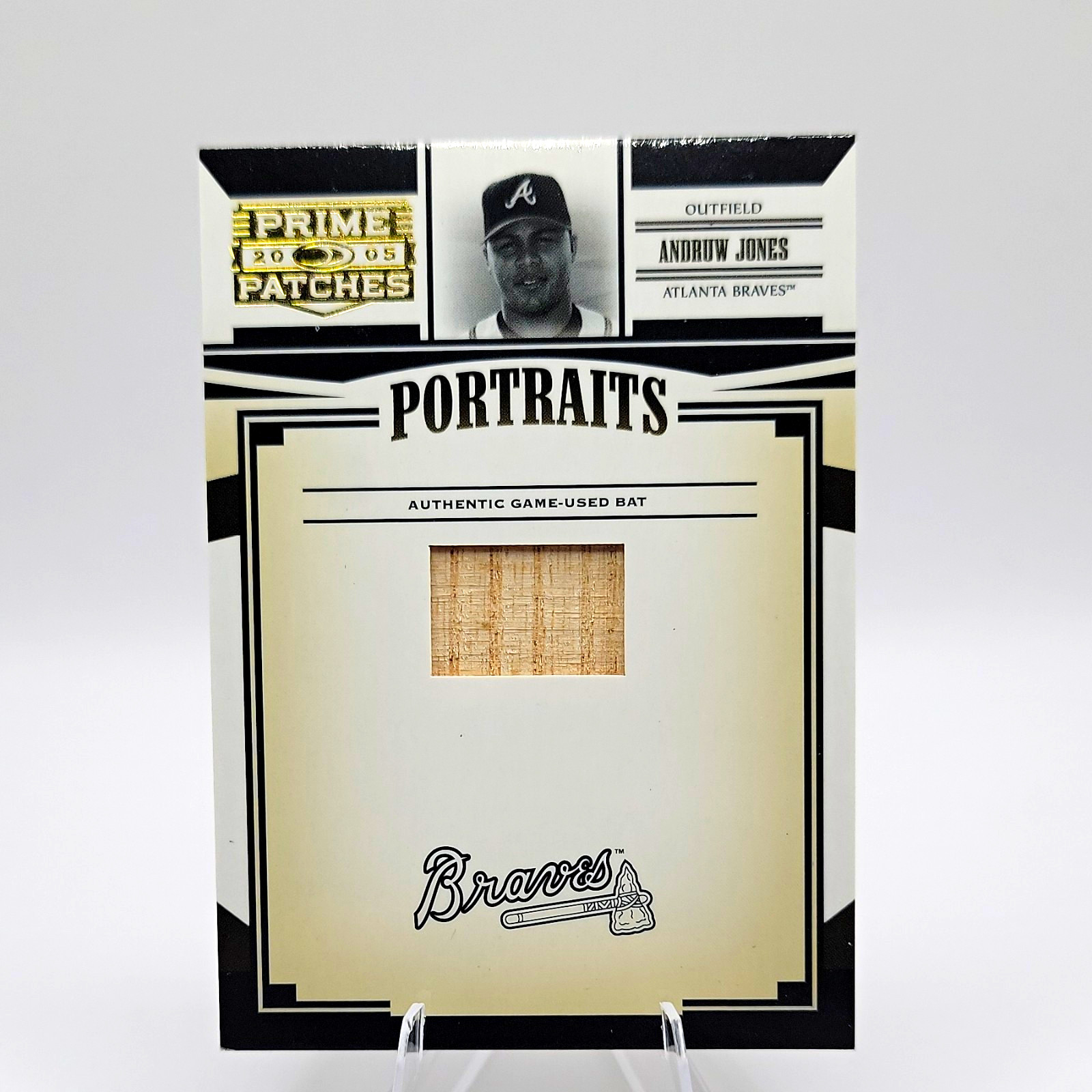 Donruss/Playoff 2005 Prime Patches Portraits Andruw Jones Braves P-1 Bat/54