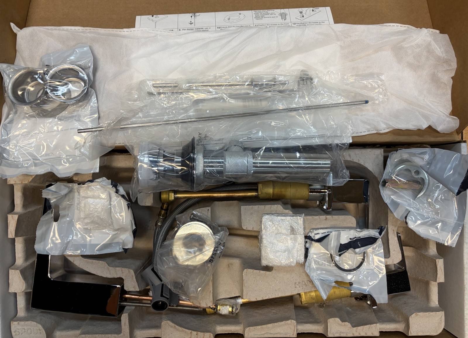 Kohler 23255-4-CP Honesty Widespread Bathroom Faucet - Chrome Kohler 23255-4-CP Honesty Widespread Bathroom Faucet - Chrome