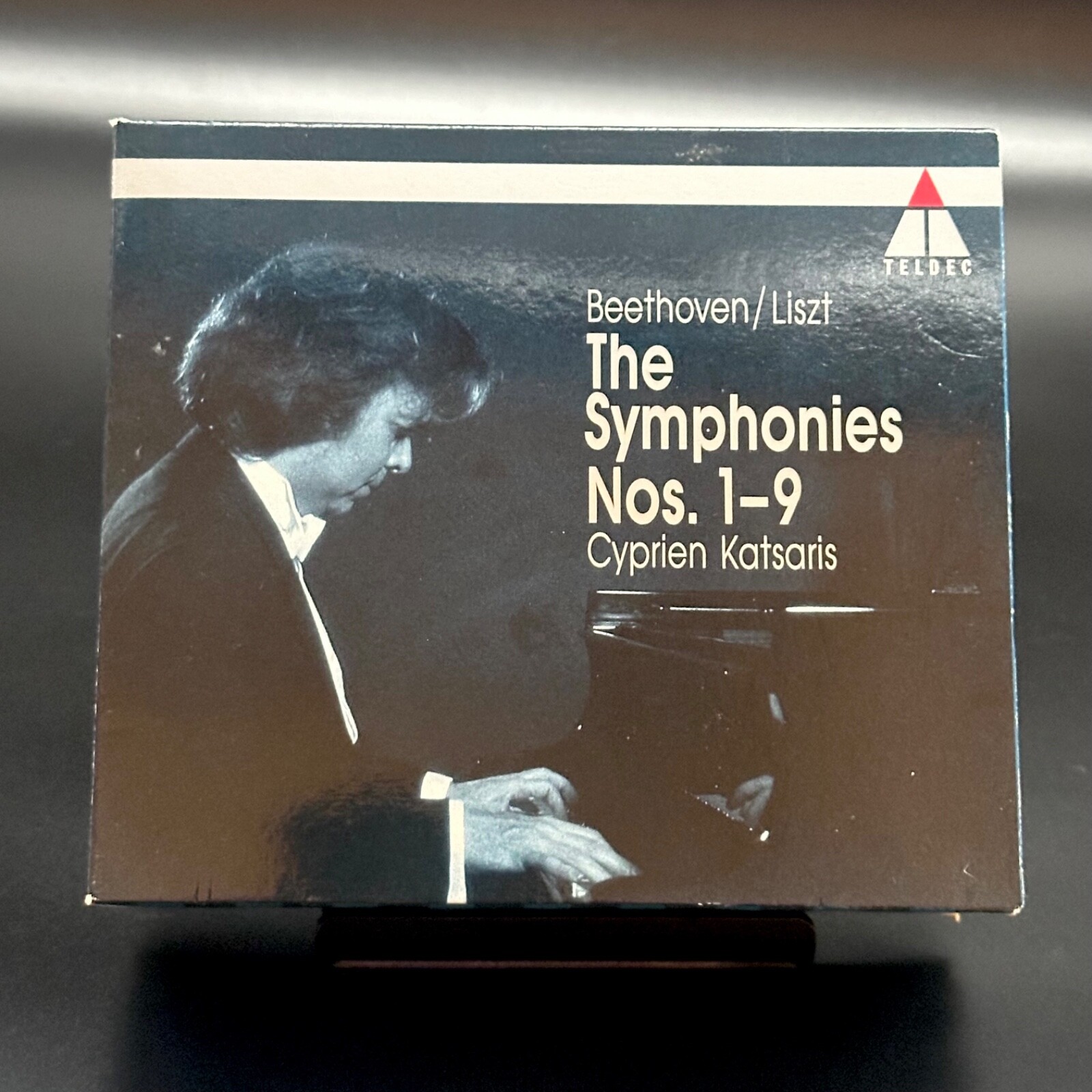 Beethoven Liszt SYMPHONIES TRANSCRIPTION PIANO Katsaris Teldec 6 CD Set NM RARE