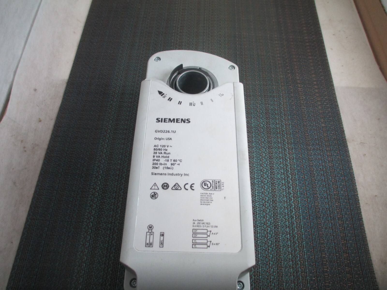 Siemens GVD226.1U Actuator (NEW other see listing)