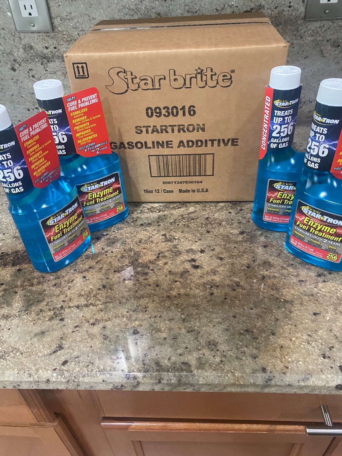 StarBrite StarTron Enzyme Fuel Treatment Gas Engine 16 oz 4 Pack Treats 1024 gal