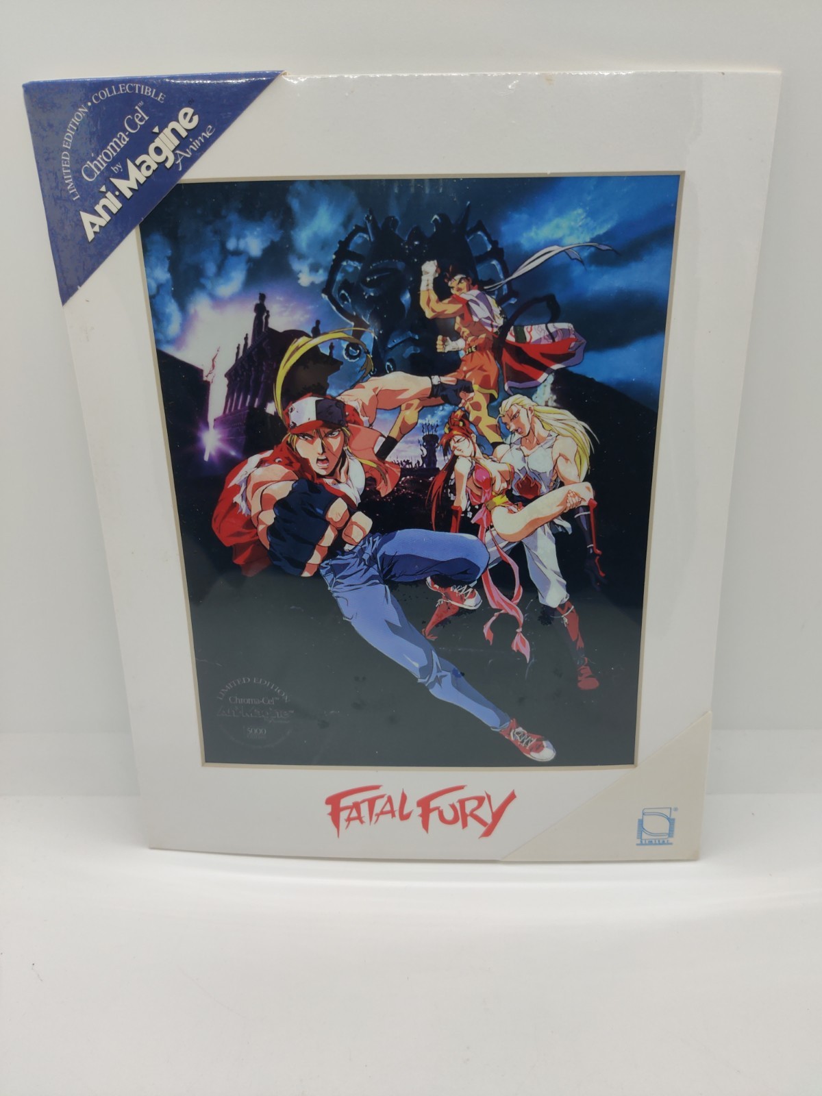 FATAL FURY Animation Chroma Cel – Limited Edition 5000 W/COA. Ani-Magine SEALED 