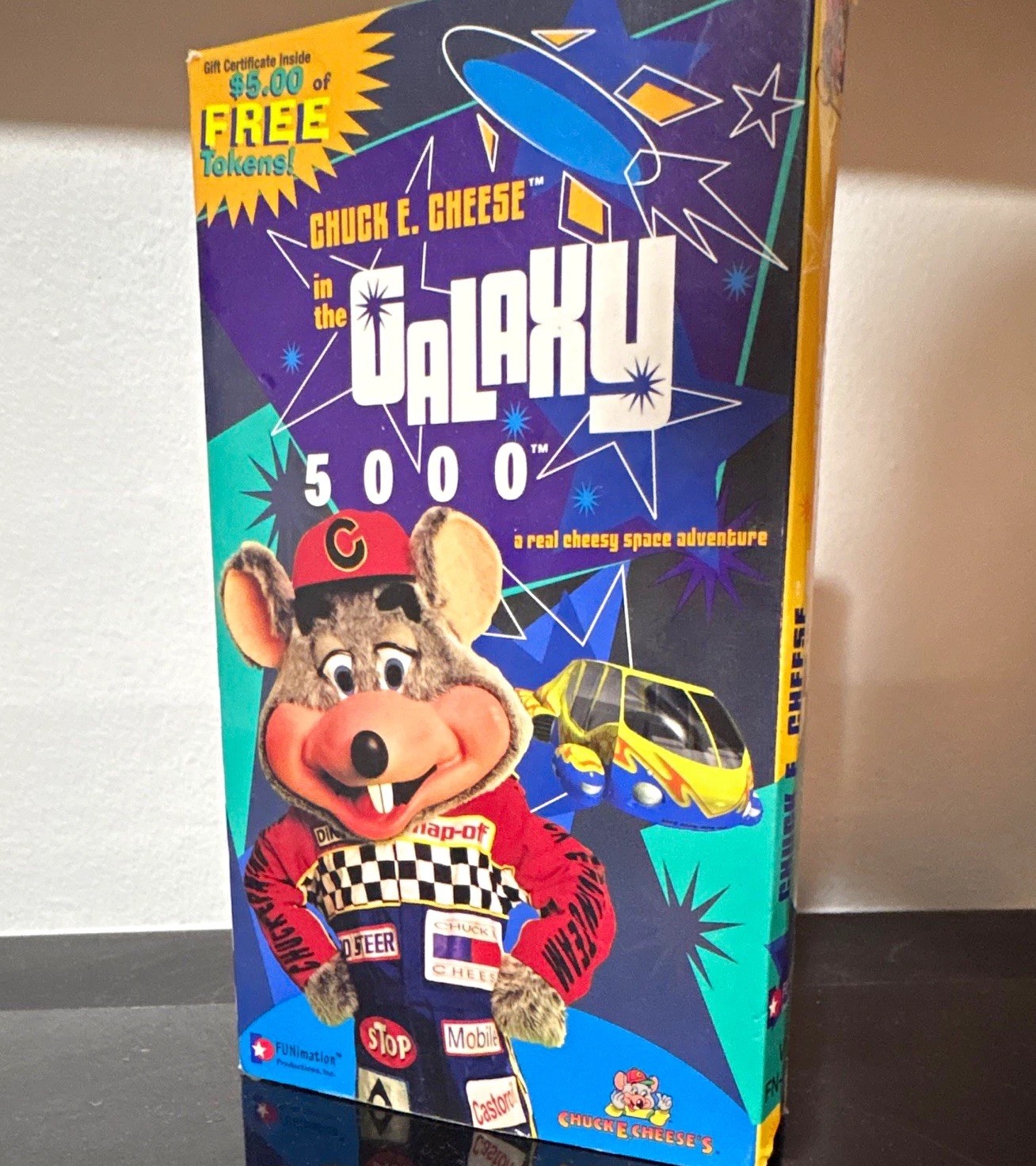 RARE Chuck E. Cheese in the Galaxy 5000 VHS 1999 (STORE PROMO MOVIE)
