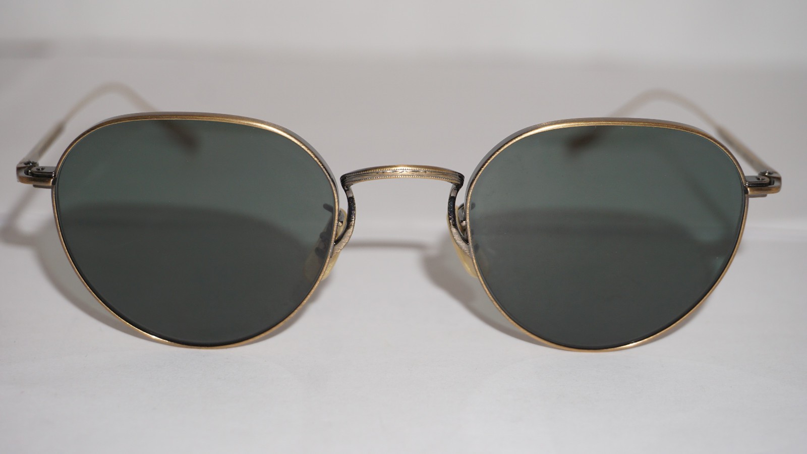 EYEVAN New Sunglasses FAIRWAY (47) AG Round Gold Antique Green 47 21 145