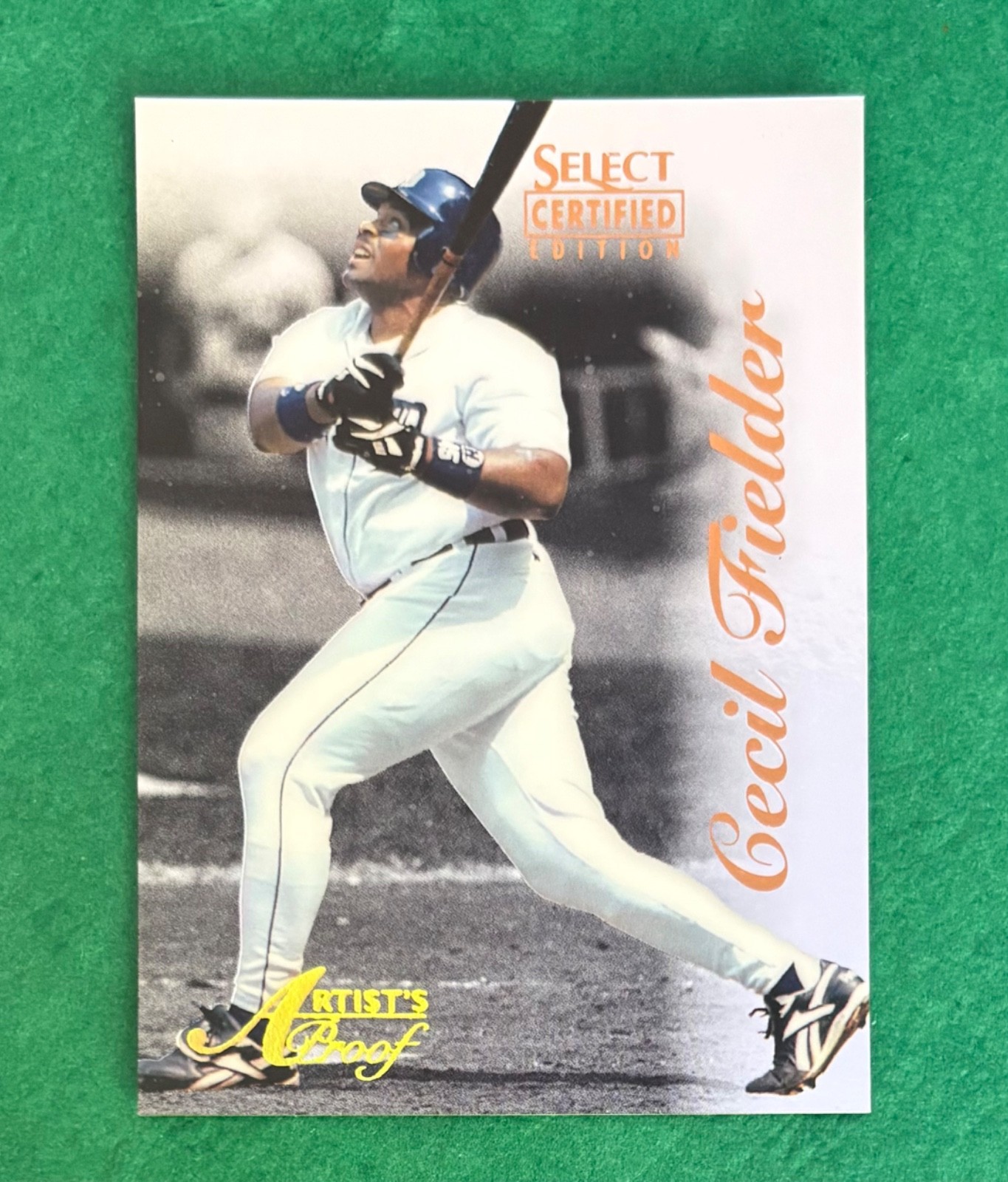 1996 Select Certified - Artist’s Proof - Cecil Fielder - #63 - Tigers - NrMt+