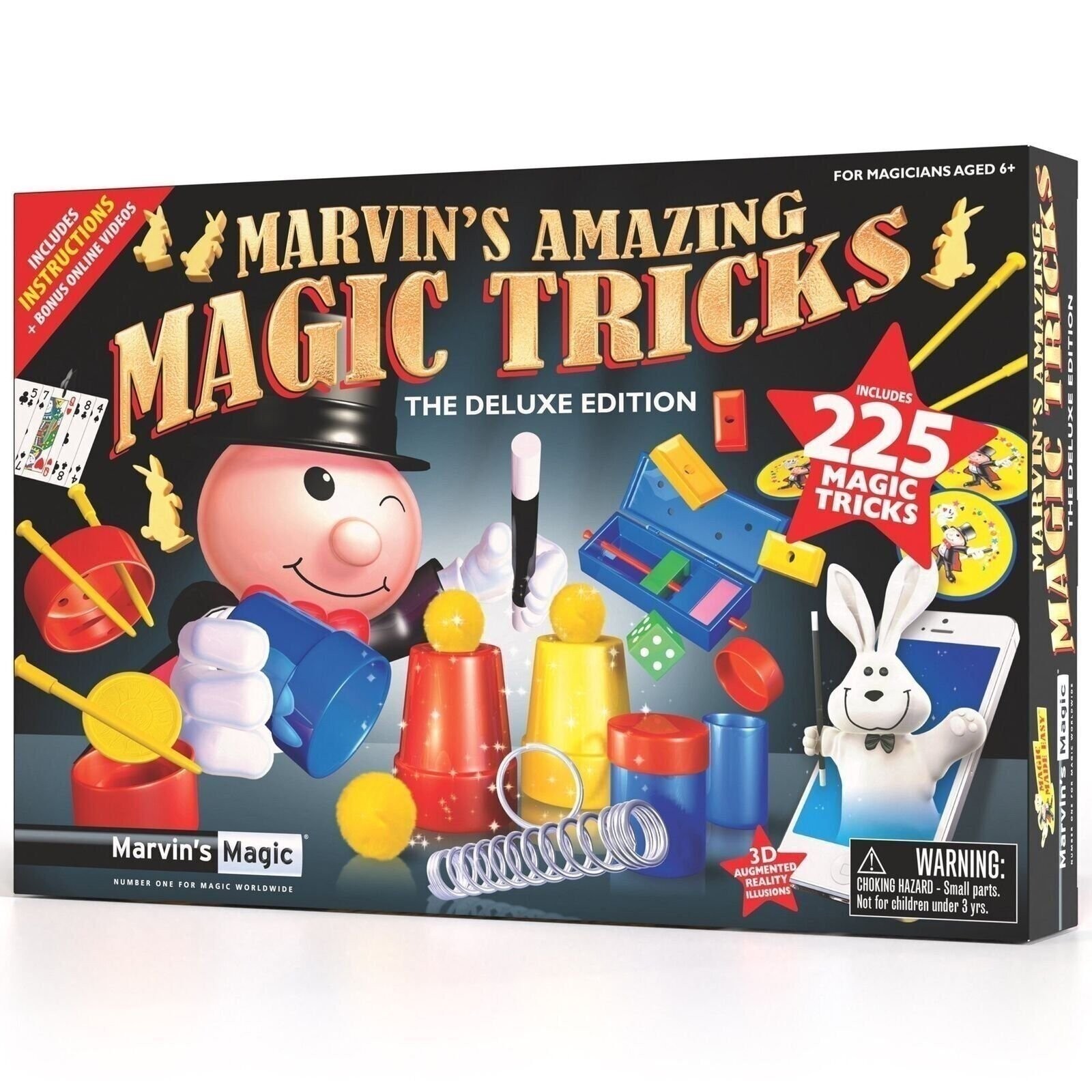 Marvin's Magic - 225 Amazing Magic Tricks for Children - Magic Kit - Magic Set Marvin's Magic - 225 Amazing Magic Tricks for Children - Magic Kit - Magic Set