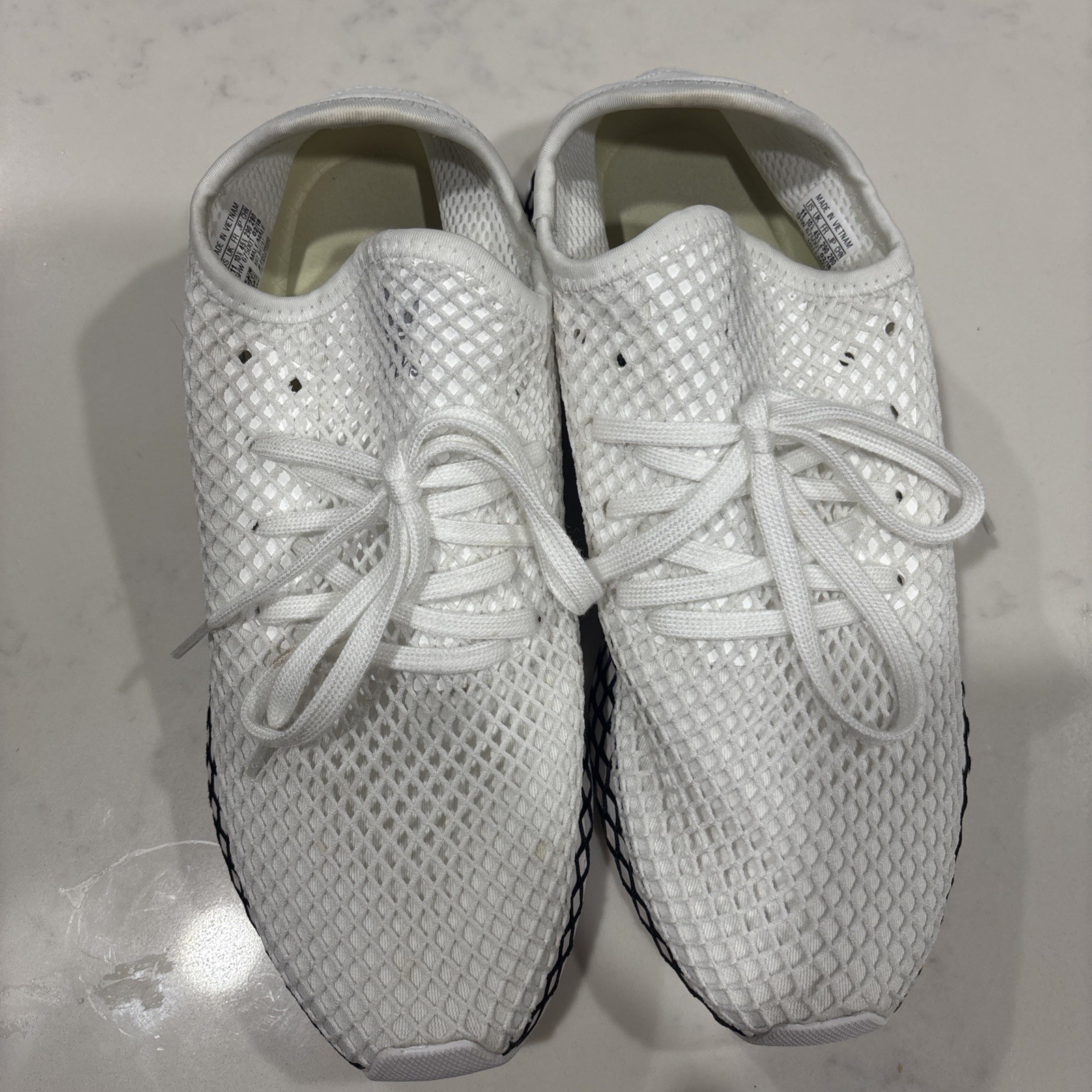 Size 11- adidas Deerupt Runner White Black Size 11- adidas Deerupt Runner White Black