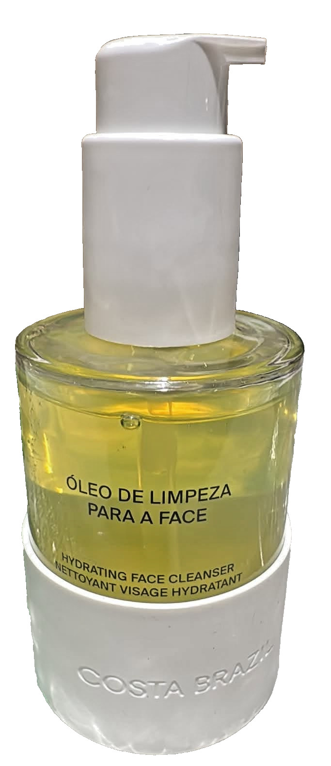 Costa Brazil Hydrating Face Cleanser ÓLEO DE LIMPEZA PARA A FACE 3.5 Oz