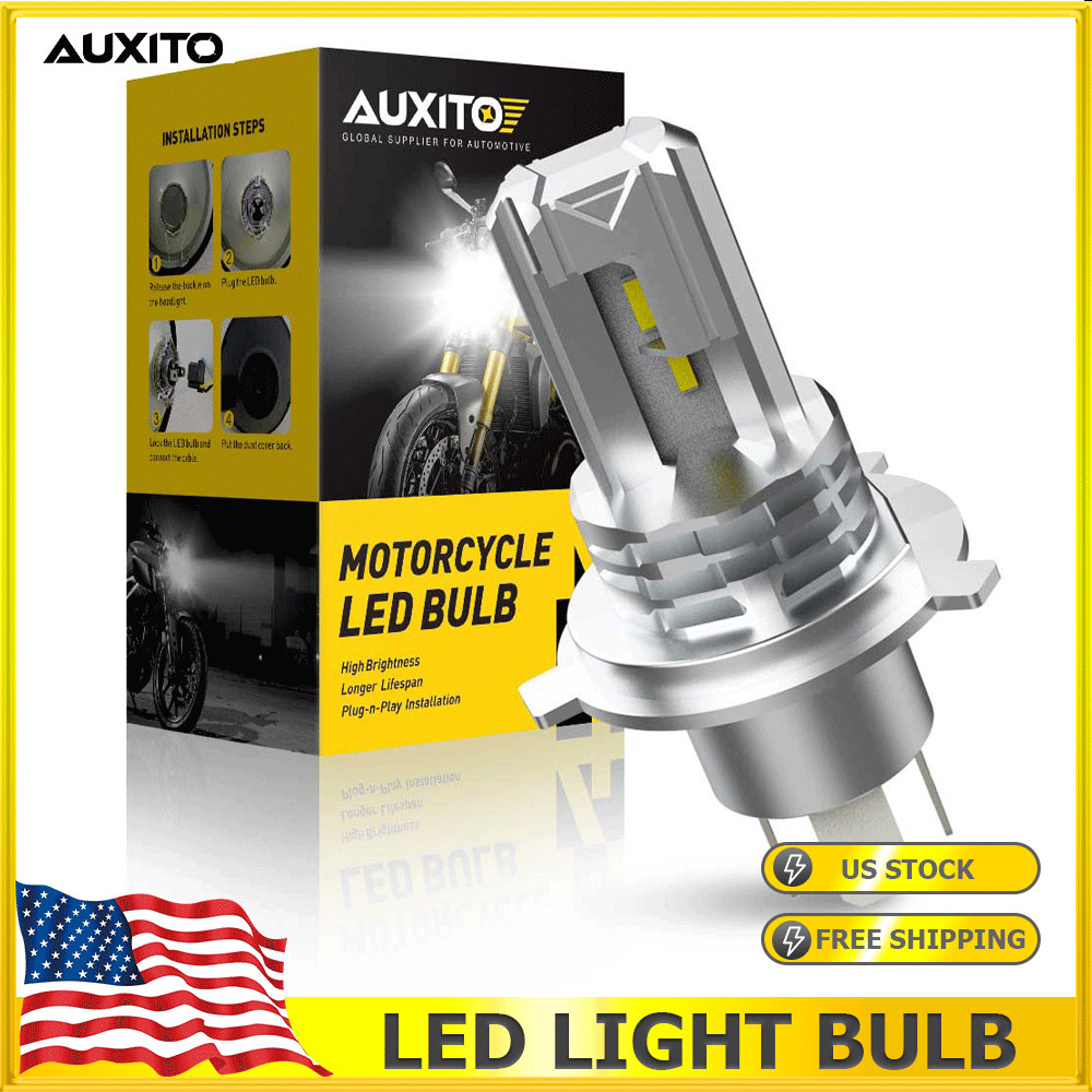 AUXITO 9003 H4 LED Headlight Bulbs Hi Low Beam Conversion Kit 6500K White Canbus